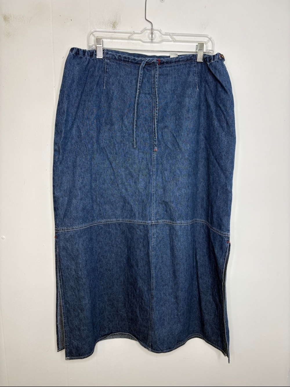 Marisa Christina Skirt Womens 1X Light Denim Maxi Country Cottagecore Vintage